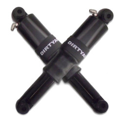 PartzBiz HD DA-HTRS01AVRODB - Dirty Air อลูมิเนียมด้านหลังสีดำ Air Ride Shocks ระบบกันสะเทือนคู่ Harley V-Rod 01-2019 PartzBiz HD DA-HTRS01AVRODB - Dirty Air อลูมิเนียมด้านหลังสีดำ Air Ride Shocks ระบบกันสะเทือนคู่ Harley V-Rod 01-2019
