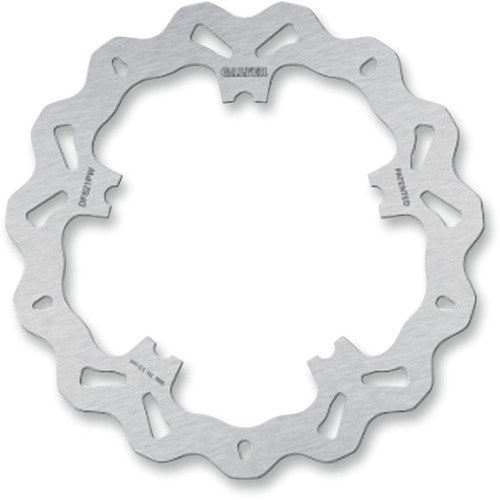 PartzBiz HD: 3469653-Galfer Solid Front Stainless Steel Wave Rotor Disc Brake Harley Dyna VRod 06-17