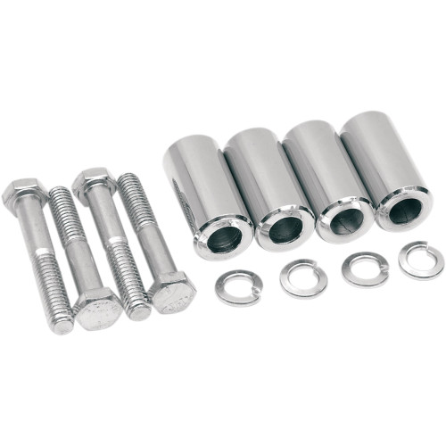 PartzBiz HD: 3479164-Drag Specialties Chrome Front Fender Mounting Kit 1980-2013 Harley Dyna Softail PartzBiz HD: 3479164-Drag Specialties Chrome Front Fender Mounting Kit 1980-2013 Harley Dyna Softail