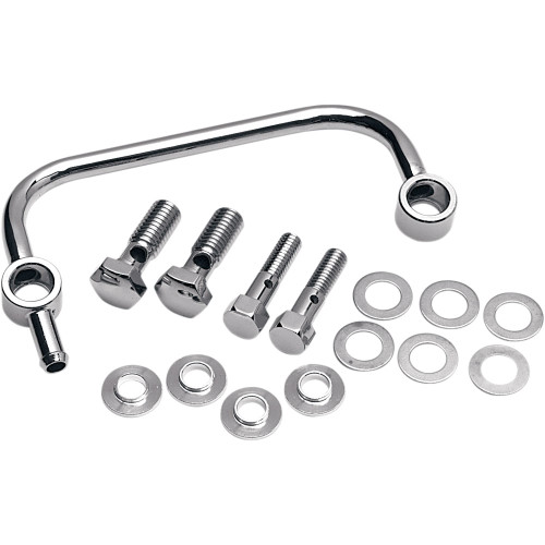 PartzBiz HD: 3450716-Drag Specialties Chrome Crankcase Breather Kit Harley Big Twin เครื่องฟอกอากาศ PartzBiz HD: 3450716-Drag Specialties Chrome Crankcase Breather Kit Harley Big Twin เครื่องฟอกอากาศ