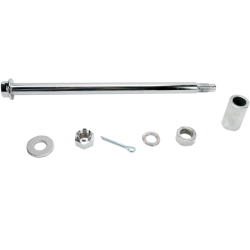 PartzBiz HD DS223047 - Drag Chrome Axle Kit Package Rear 12-5/8” 3/4” Harley Softail 00-07  Twin Cam