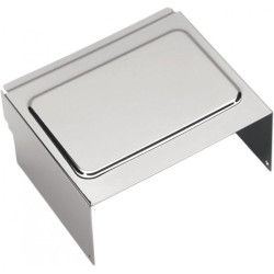 PartzBiz HD DS324112 - Drag Specialties Chrome Battery Box Cover Trim Harley Dyna Sportster 1997-2005