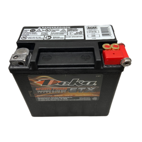 PartzBiz HD: 3460615-Deka AGM Glass Mat 14L Battery Harley Sportster XL 04+ Street 500 750 65958-04