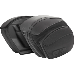 PartzBiz HD EX000968D - Saddlemen DXT Ballistic Nylon Saddlebags with Mounting Kit Harley Dyna 1996-17