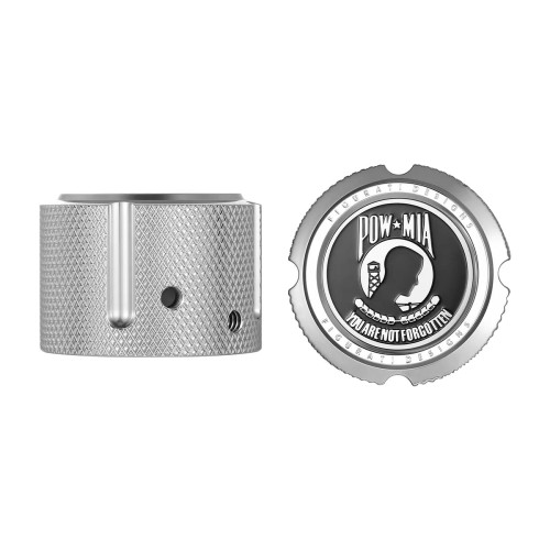 PartzBiz HD: 3485596-Figurati POW MIA Front Axle Cover Stainless Kit 25mm Harley Big Twin XL XG 07+