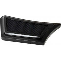 PartzBiz HD FLBP-IB - Accutronix Instigator Rear Brake Pedal Black Cover Harley Touring Softail 99-20