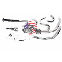 PartzBiz HD FLH-747 - Bassani Road Rage 2 เป็น 1 II B4M ระบบท่อไอเสีย 4‚” Chrome Harley Touring PartzBiz HD FLH-747 - Bassani Road Rage 2 เป็น 1 II B4M ระบบท่อไอเสีย 4‚” Chrome Harley Touring