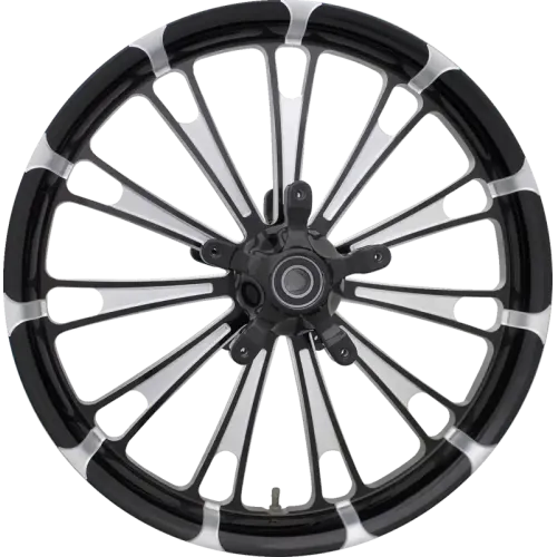 PartzBiz HD: 3490324-Coastal Moto Fuel ขอบล้อหน้า Black Cut 21 x 3.25‚” DD ABS Harley Touring 08+