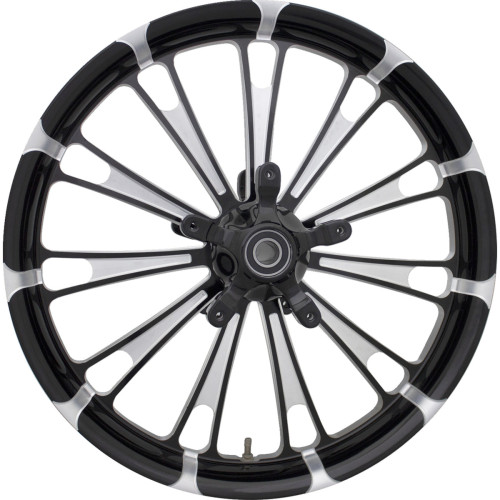 PartzBiz HD: 3490334-Coastal Moto Fuel Front Wheel Rim Black Cut 23 x 3.75” DD ABS Harley Touring 08+ PartzBiz HD: 3490334-Coastal Moto Fuel Front Wheel Rim Black Cut 23 x 3.75” DD ABS Harley Touring 08+
