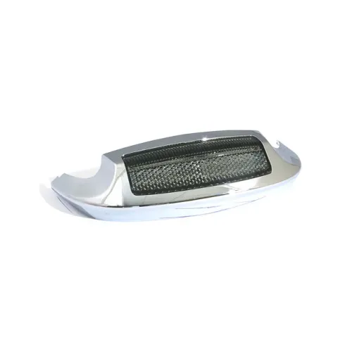 PartzBiz HD: -Custom Dynamics Front Fender เลนส์ควัน Amber LED Tip สำหรับปี 14 และใหม่กว่า HD Touring GEN-FT-AS GEN-FT-LED-AS