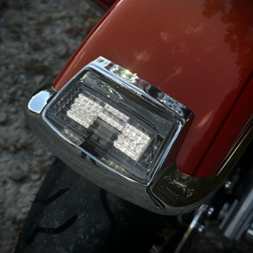 PartzBiz HD: -Custom Dynamics LED White Front Fender Tip Light for Harley FL Models