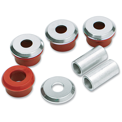 PartzBiz HD: 3461076-Alloy Art Heavy Duty Polyurethane Handlebar Riser Bushings Harley FLH Touring