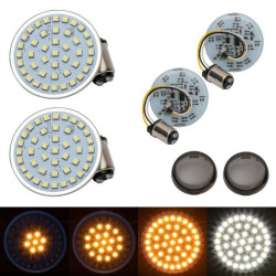 PartzBiz HD HW307023 - Hogworkz Sequentialz ไฟเลี้ยว LED ด้านหน้า 2‚” 1157 เลนส์ Bullet Harley HD PartzBiz HD HW307023 - Hogworkz Sequentialz ไฟเลี้ยว LED ด้านหน้า 2‚” 1157 เลนส์ Bullet Harley HD