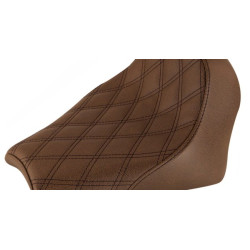 PartzBiz HD I18-33-002BLS - Saddlemen Renegade Seat Brown Lattice Stitch Retro 18-19 Indian Scout Bobber PartzBiz HD I18-33-002BLS - Saddlemen Renegade Seat Brown Lattice Stitch Retro 18-19 Indian Scout Bobber