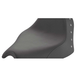 PartzBiz HD I21-04-001 - Saddlemen Black Renegade Solo Seat หมุดเรียบ 22+ Indian Chief Dark Horse