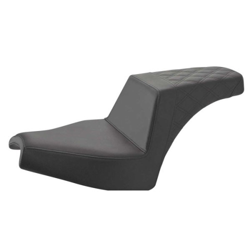 PartzBiz HD: 3483061-Saddlemen Step Up 2-Up Seat Rear Lattice Stitch Black Gel-Core Indian Chief 2022