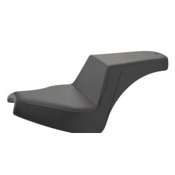 PartzBiz HD I21-04-174 - Saddlemen Gripper Step 2-Up Seat Black Gel-Core 28‚” Hardware Indian Chief 2022