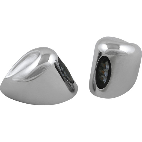 PartzBiz HD: 3486768-Kodlin Elypse LED Front Chrome Fairing Turn Signals Harley 15+ Road Glide FXLRST