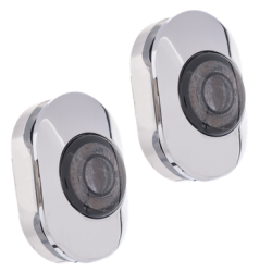 PartzBiz HD K68495 - Kodlin LED Antenna Grommet Accent Light Black Aluminum 2006+ Harley Touring