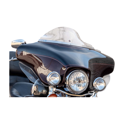 PartzBiz HD: 3449804-Klock Werks 3.5” Tint Short Flare Windshield Batwing Bagger Harley Touring 96-13
