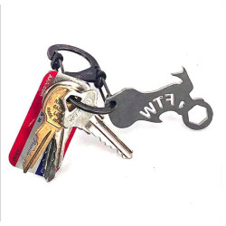 PartzBiz HD KeyChain - FTW Key Chain Saddle Nut Bottle Opener Wrench