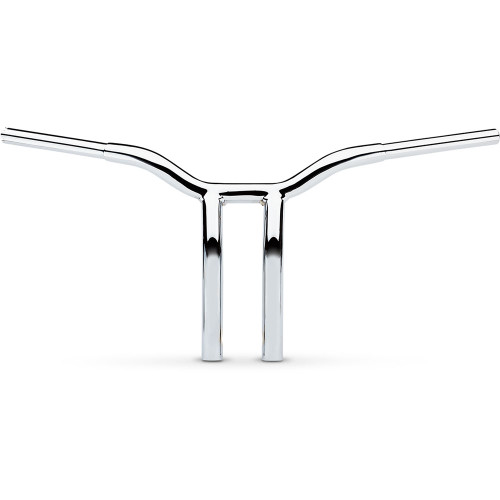 PartzBiz HD: 3460764-LA Choppers 1 1/4” Chrome Kage Fighter 12” T Bars Pullback Handlebars Harley FXD