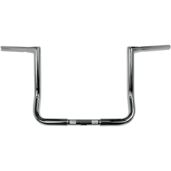 PartzBiz HD LA-7361-12 - LA Choppers 12‚ Chrome 1.25‚” Twin Peaks Touring แฮนด์บาร์ Harley Batwing