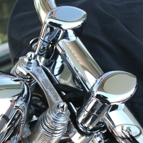 PartzBiz HD: 3475455-1.5” 1” Chrome OEM Springer Handlebar Risers Harley Chopper Bobber FXSTS FLSTS PartzBiz HD: 3475455-1.5” 1” Chrome OEM Springer Handlebar Risers Harley Chopper Bobber FXSTS FLSTS
