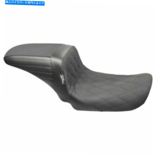 PartzBiz HD: 3451322-Le Pera Lepera Kickflip Diamond Stitch Step 2006-2017 Harley Dyna 2 Up LK-591DM
