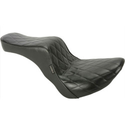 PartzBiz HD LY-020DM - Le Pera Cherokee Seat Black Diamond Stitch 18+ FXBB Harley Softail Street Bob