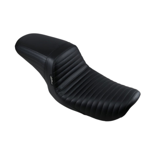 PartzBiz HD: 3462190-Le Pera Black Kickflip Seat Pleated Up Harley Softail Street FXBB FLSL Slim 18+