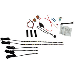 PartzBiz HD M2EK1ORANGE - Custom Dynamics MagicFlex 2 Orange Cruiser LED Accent Light Engine Kit Harley | M2EK1-ORANGE