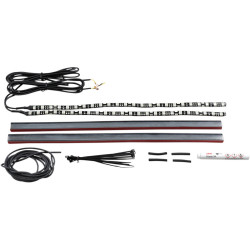 PartzBiz HD M2WK1-IND-PINK - Pink MagicFlex 2 LED Wheel Kit for Indian