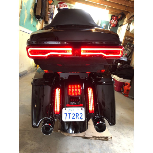 PartzBiz HD: -Custom Dynamics Magic Tour-Pak Converter 3-Way Module Harley Touring 14-Up