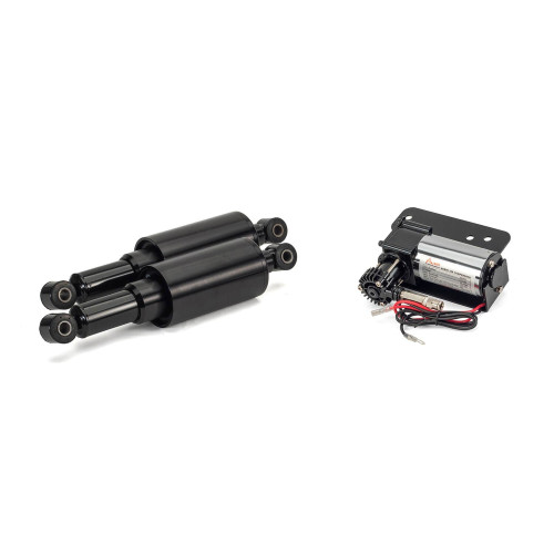 PartzBiz HD: 3444357-Black Smooth Arnott 12” Rear Air Ride Shocks Suspension Kit Harley Touring 90-08