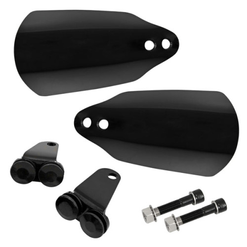 PartzBiz HD: 3480636-Memphis Shades Black Handguards Mounting Bracket 2021+ Harley Street Glide FLHX PartzBiz HD: 3480636-Memphis Shades Black Handguards Mounting Bracket 2021+ Harley Street Glide FLHX