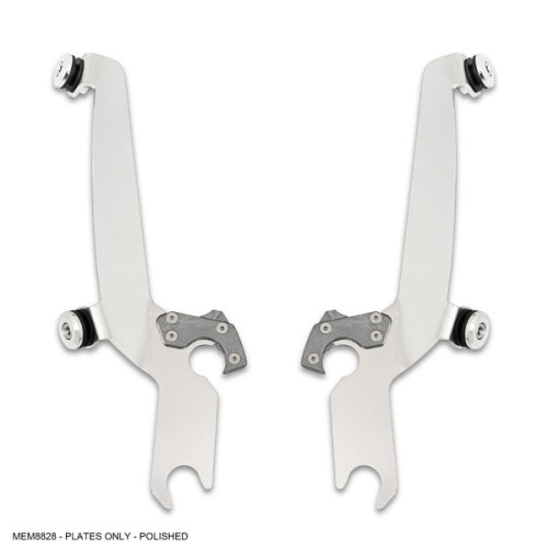 PartzBiz HD: 3467321-Memphis Shades Sportshield Polished Trigger-Lock Mounting Harley Softail M8 18+