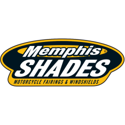 PartzBiz HD MEM0911 - Memphis Shades Polished Stainless Steel Batwing Fairing Trim Accent Harley