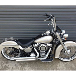 PartzBiz HD MWL-133-CH - Motherwell 6‚ x 11‚” ชั้นวางสัมภาระเดี่ยว Chrome Steel Harley Heritage 97-17