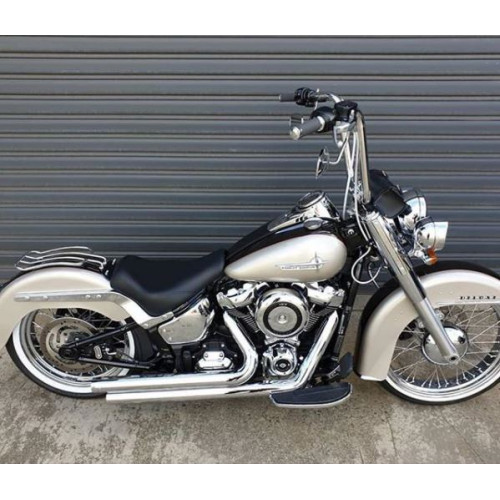 PartzBiz HD: 3485809-Motherwell 6” x 11” Solo Luggage Rack Chrome Steel Harley Heritage 97-17