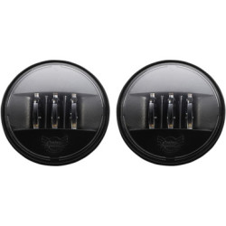 PartzBiz HD PB-45-B - Custom Dynamics PB-45-B Black 4.5” ProBEAM Pro Beam Passing Lamps Harley
