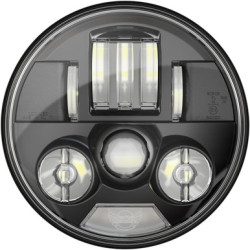 PartzBiz HD PB-7-IND-C - ProBeam PB-7-IND-C Chrome 7" LED Headlamp Plug N Play  15-19 Indian Motorcycles bikes new retro custom upgrade bright high output headlight projector 2001-1825 20011825