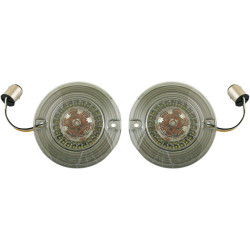 PartzBiz HD PB-A-1156 - Custom Dynamics ProBeam PB-A-1156 เม็ดมีดและเลนส์ LED สีเหลืองอำพัน (คู่) 2020-1675 20201675