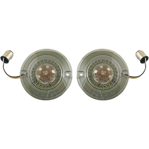 PartzBiz HD: -Custom Dynamics ProBeam PB-A-1156 Amber LED Inserts and Lenses (Pair)  2020-1675 20201675
