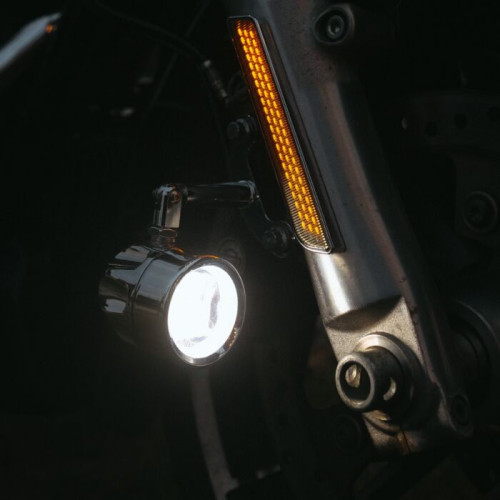 PartzBiz HD: -Custom Dynamics ProBeam Black LED Halo Fog Lamps Harley Touring FLH/T 97-13 PB-FOG-HD-B 2001-2197 20012197 1997-2013 FLTCU FLHX FLHR FLTR FLHT FLTRX electra road street glide ultra light 