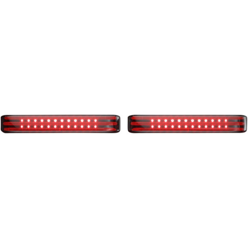 PartzBiz HD: -Custom Dynamics PB-SB-SS8-CS Chrome/Smoked Saddlebag LED Accent Light 10-13 CVO | PB-SB-SS8-CS