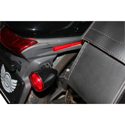 PartzBiz HD PB-UNV-RTS-R-B - Black Complete ProBeam Solid Red Universal Turn Signal PartzBiz HD PB-UNV-RTS-R-B - Black Complete ProBeam Solid Red Universal Turn Signal