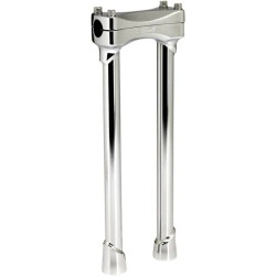 PartzBiz HD PU0602-0764 - BILTWELL Murdock Risers Chrome 14” Motorcycle Harley Custom Dyna Club Bike