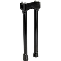 PartzBiz HD PU0602-0765 - BILTWELL Murdock Risers Black 14” Motorcycle Harley Custom Dyna Club Bike