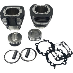 PartzBiz HD RP201-130W - ชุดกระบอกสูบ Revolution Big Bore Monster 124‚” NSC Granite Harley Twin Cam 99-17